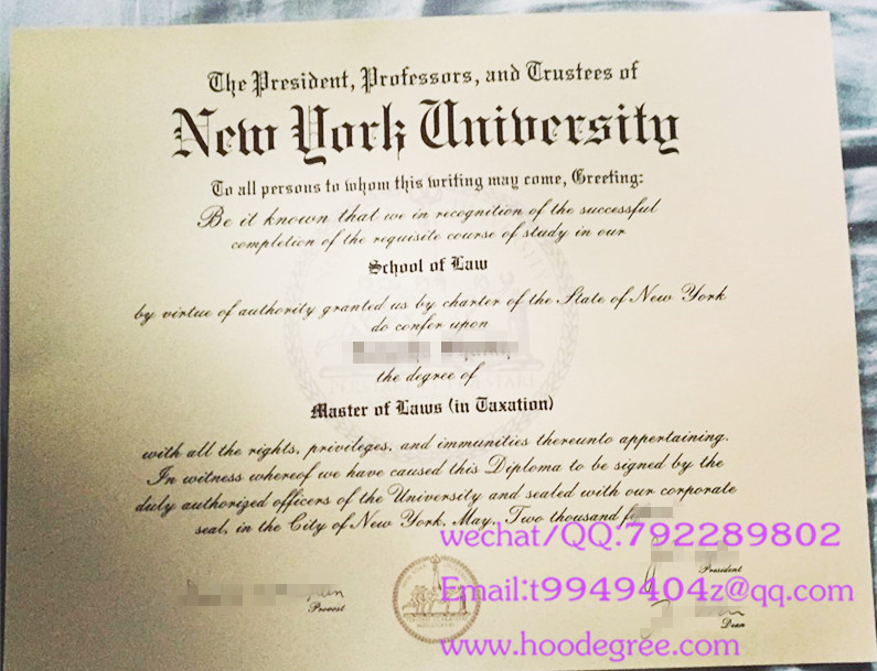 美国纽约大学学位证new york university degree certificate