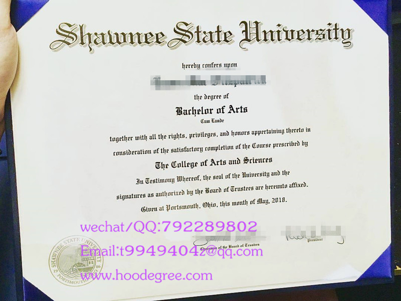 美国肖尼州立大学（普茨茅斯）毕业证shawnee state university diploma