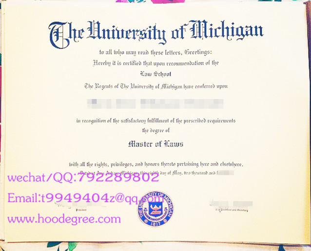 美国密歇根大学学位证University of Michigan degree