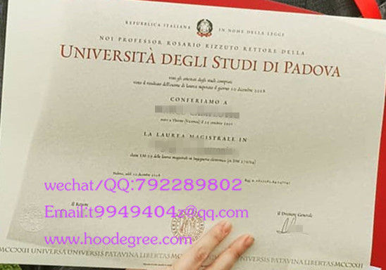 Università degli Studi di Padova degree certificate意大利帕多瓦大学毕业证