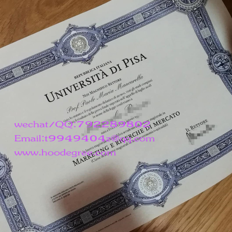 意大利比萨大学毕业证University of Pisa degree certificate