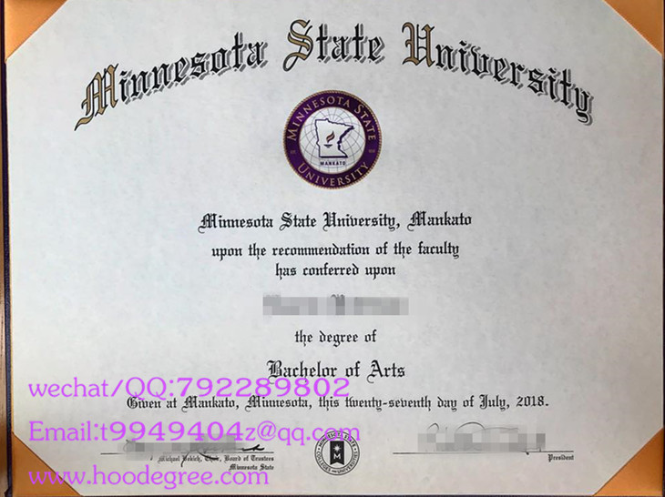 美国明尼苏达州立大学曼卡托分校毕业证Minnesota State University, Mankato degree certificate