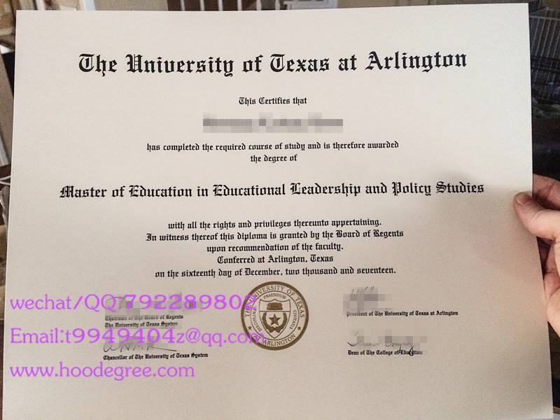 美国德州大学阿灵顿分校毕业证The University of Texas at  Arlington degree certificate