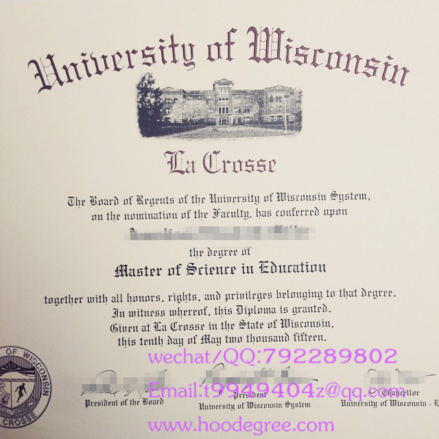 美国威斯康星大学毕业证University of Wisconsin degree certificate