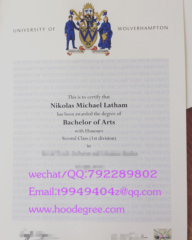 university of wolverhampton degree certificate