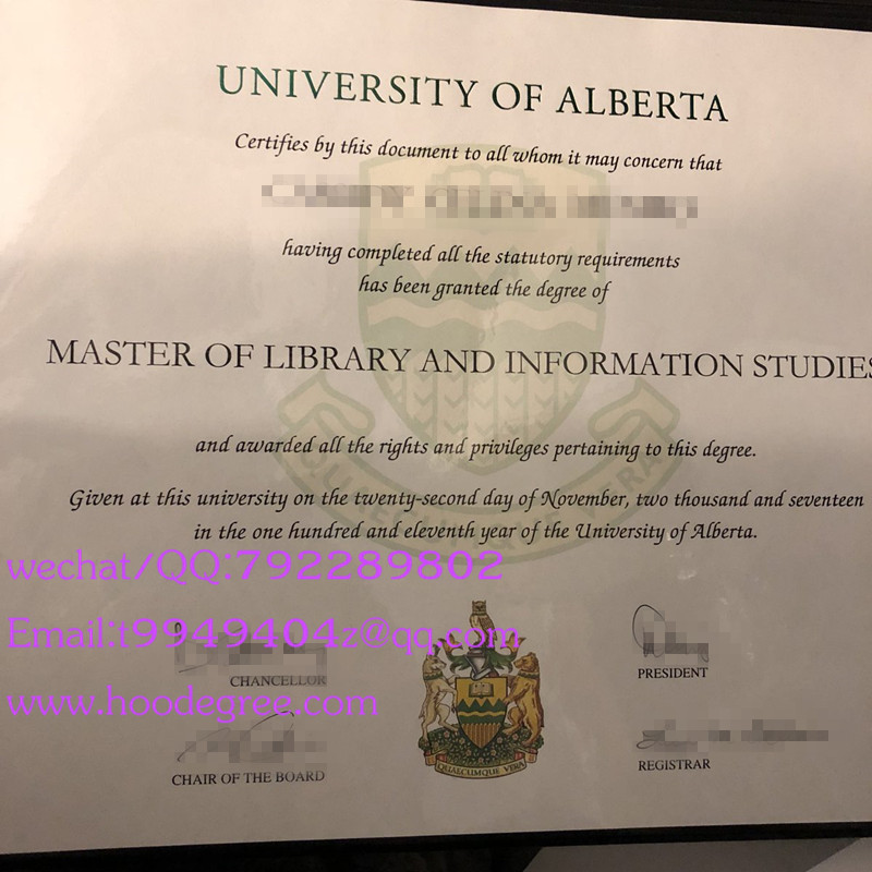 加拿大阿尔伯塔大学毕业证University of Alberta degree certificate