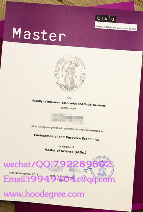 德国基尔大学学位证Christian-Albrecht-Universitaet zu Kiel degree certificate