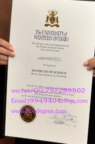 加拿大西安大略大学毕业证University of Western Ontario degree certificate
