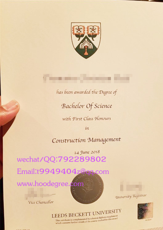 英国利兹贝克特大学毕业证Leeds Beckett University degree certificate