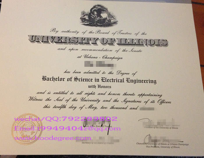 伊利诺伊大学厄本那-香槟分校毕业证University of Illinois at Urbana-Champaign  degree certificate