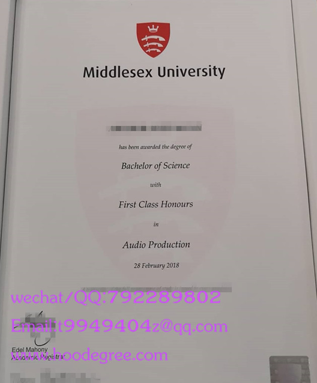 英国密德萨斯大学学位证Middlesex University degree certificate