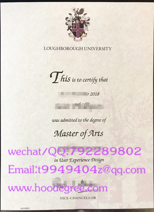 Loughborough University degree certificate拉夫堡大学毕业证书