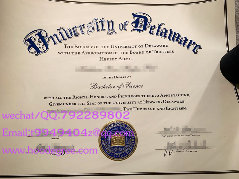 university of delaware graduation certificate特拉华大学毕业证书