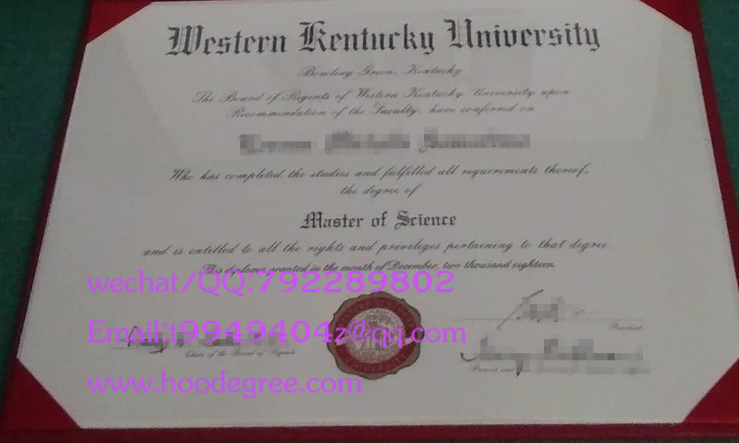 western kentucky university degree certificate西肯塔基大学毕业证书