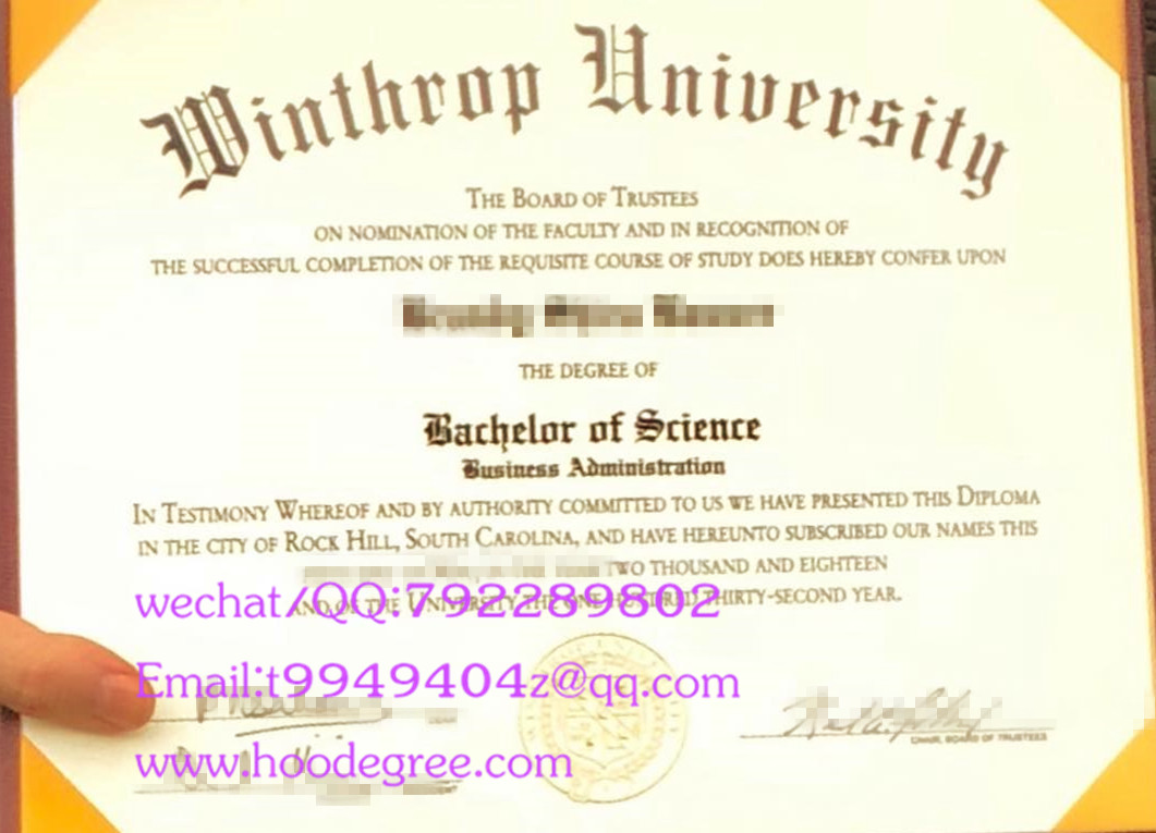 winthrop university degree certificate温斯洛普大学毕业证书