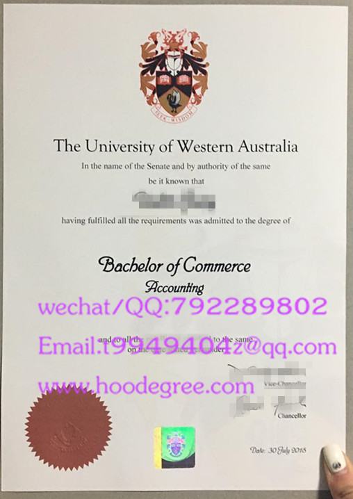 the university of western australia bachelor degree西澳大学毕业证书