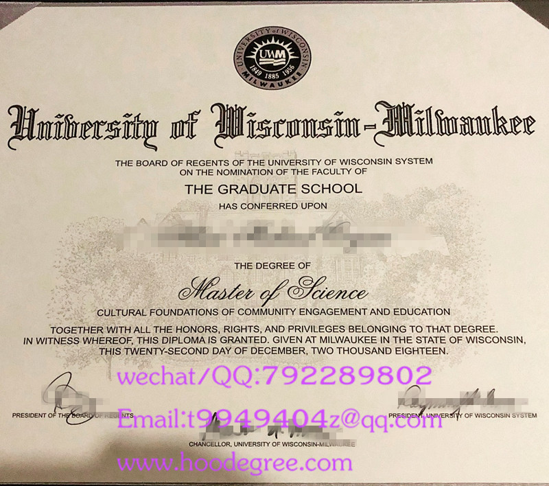 university of wisconsin-milwaukee威斯康星大学毕业证书