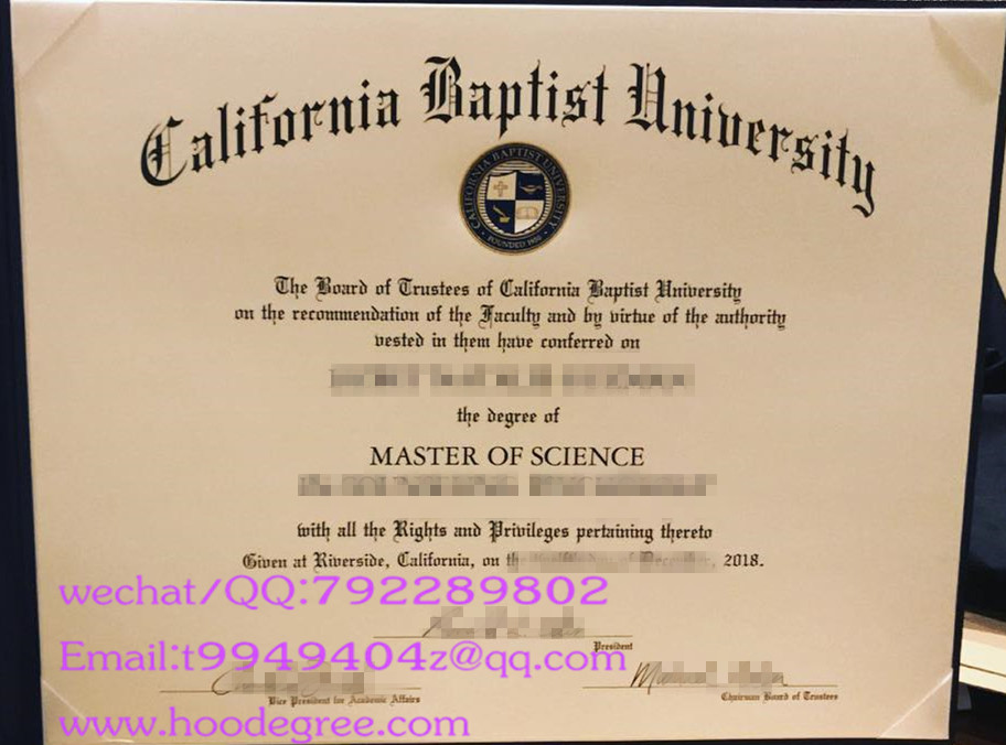 california baptist university degree certificate加州浸会大学毕业证书