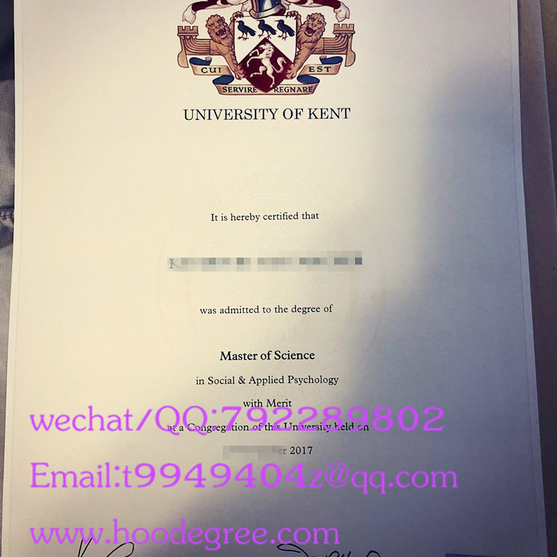 university of kent graduation certificate肯特大学毕业证书