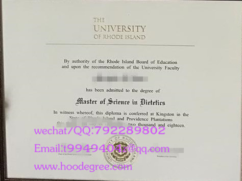 美国罗德岛大学毕业证书