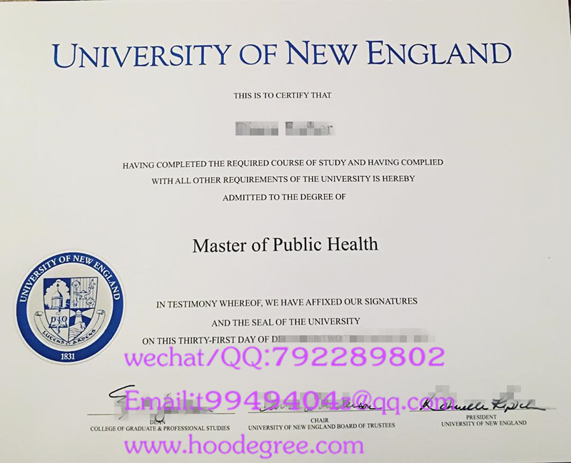 美国新英格兰大学毕业证书