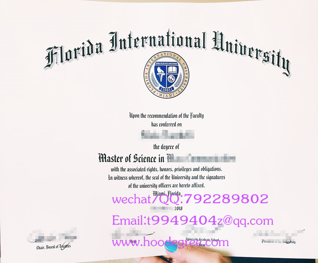 佛罗里达国际大学毕业证书