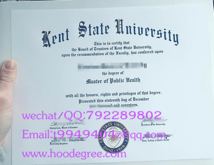 kent state university degree certificate肯特州立大学毕业证书
