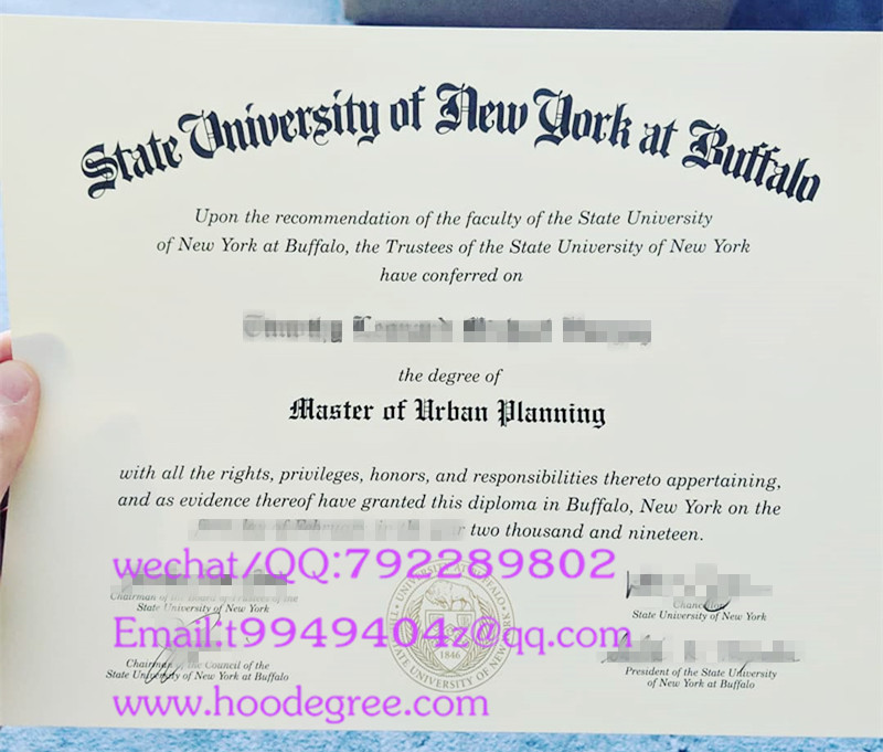 纽约州立大学布法罗分校学位证书