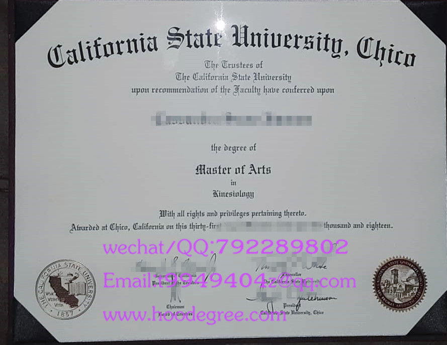 加州州立大学奇科分校文凭