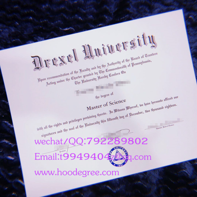 drexel university degree certificate德雷塞尔大学毕业证书