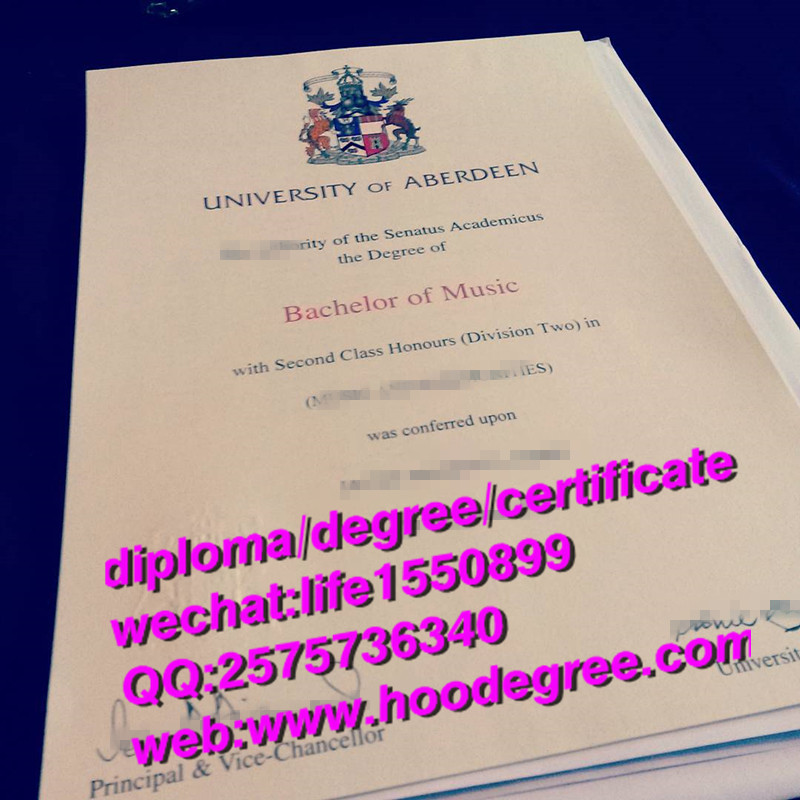 diploma from University of Aberdeen阿伯丁大学毕业证书