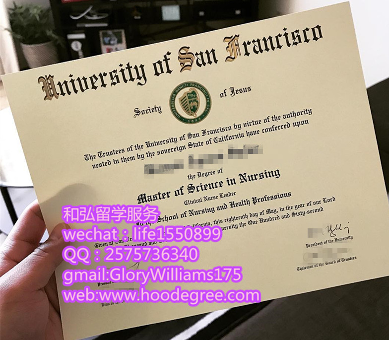 diploma from University of San Francisco旧金山大学毕业证