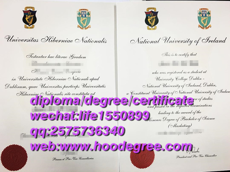 diploma from National University of Ireland, Dublin爱尔兰国立都柏林大学毕业证书