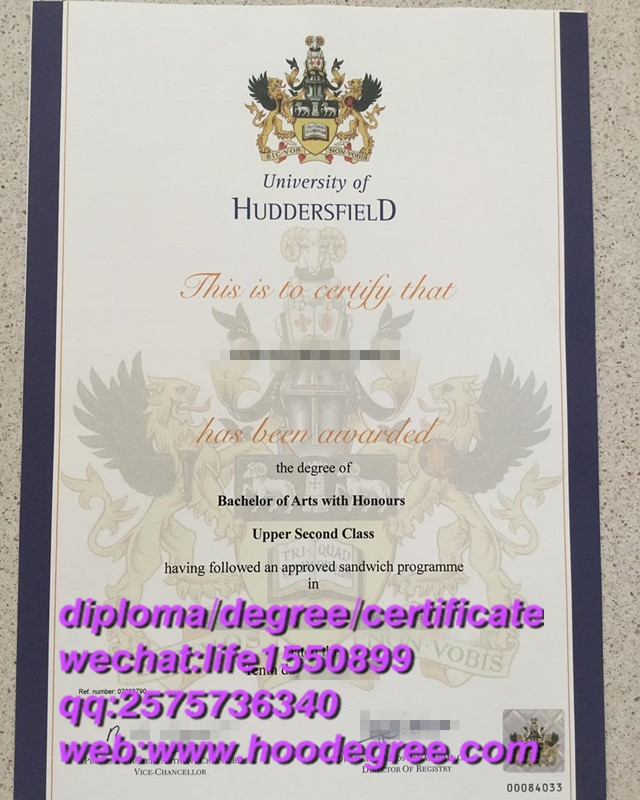 diploma of University of Huddersfield哈德斯菲尔德大学毕业证书